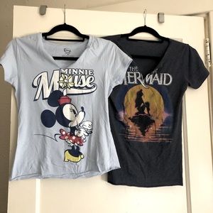Disney Tees / Minnie Mouse + The Little Mermaid